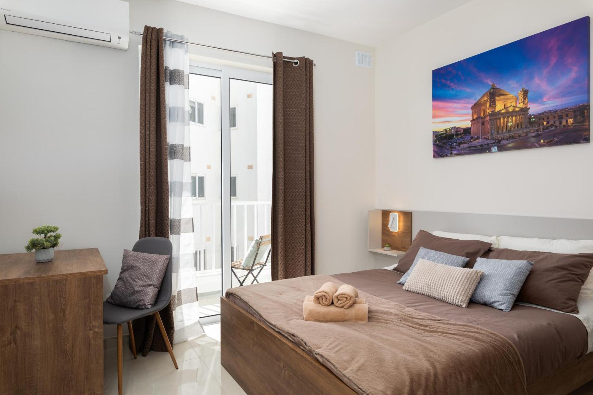 Edka Suites - Modern Sunlit 2Bd Apartments With Balconies - Close To Sliema Promenade, St Julian'S & St Georges Bay グジラ エクステリア 写真